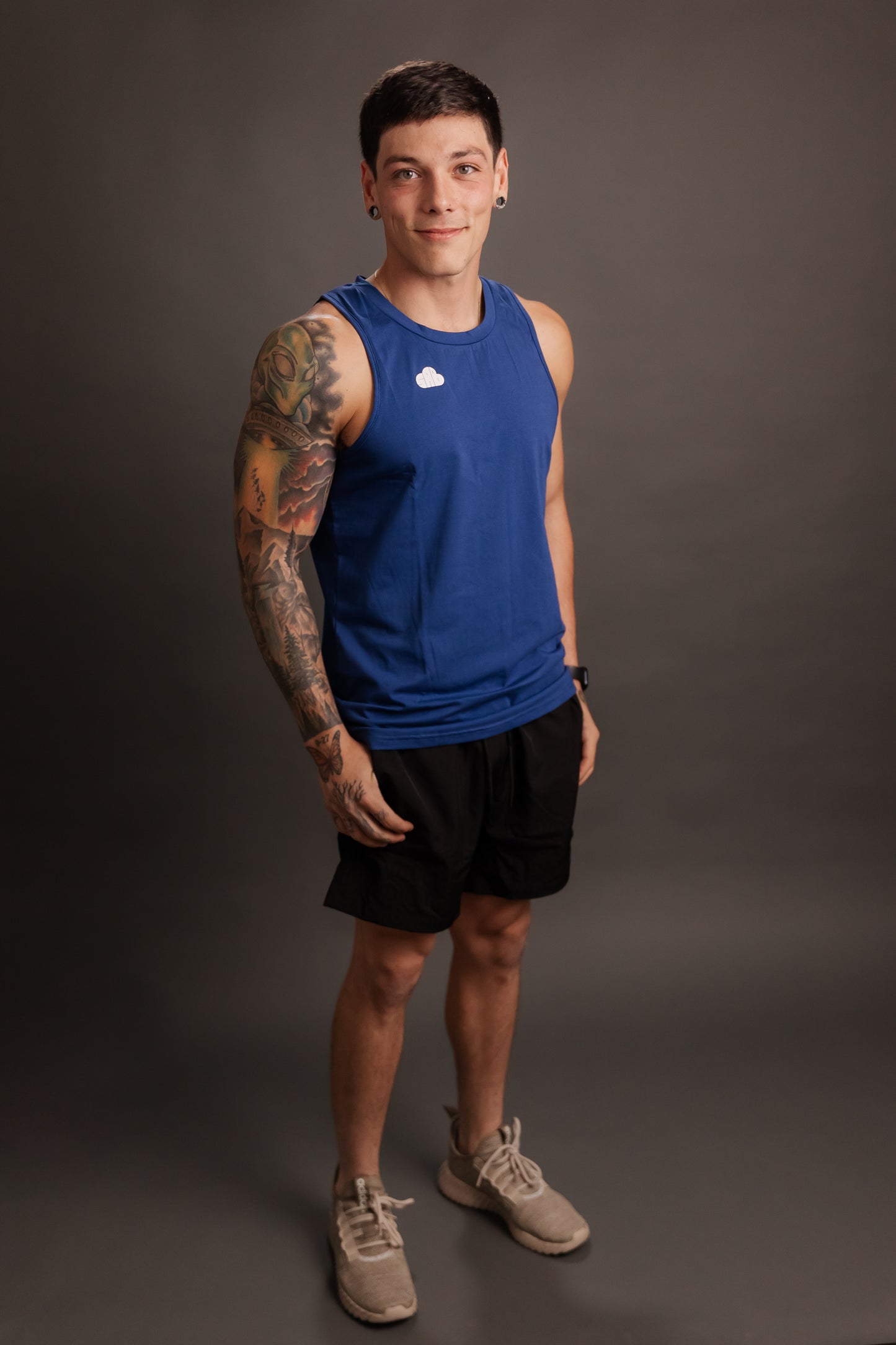 Elevate Blue Tank Top