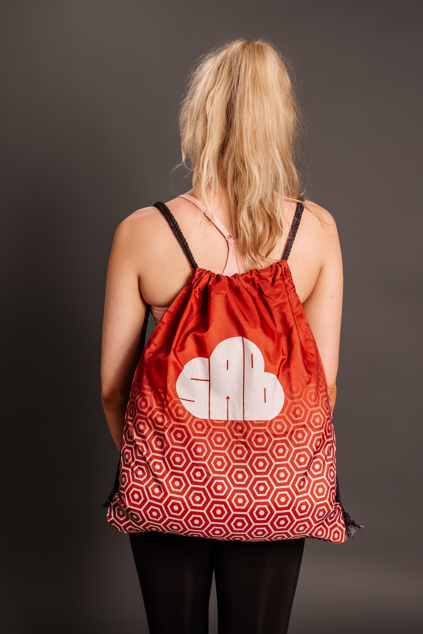SAB Oversized Drawstring Gym Bag (Endurance Red)