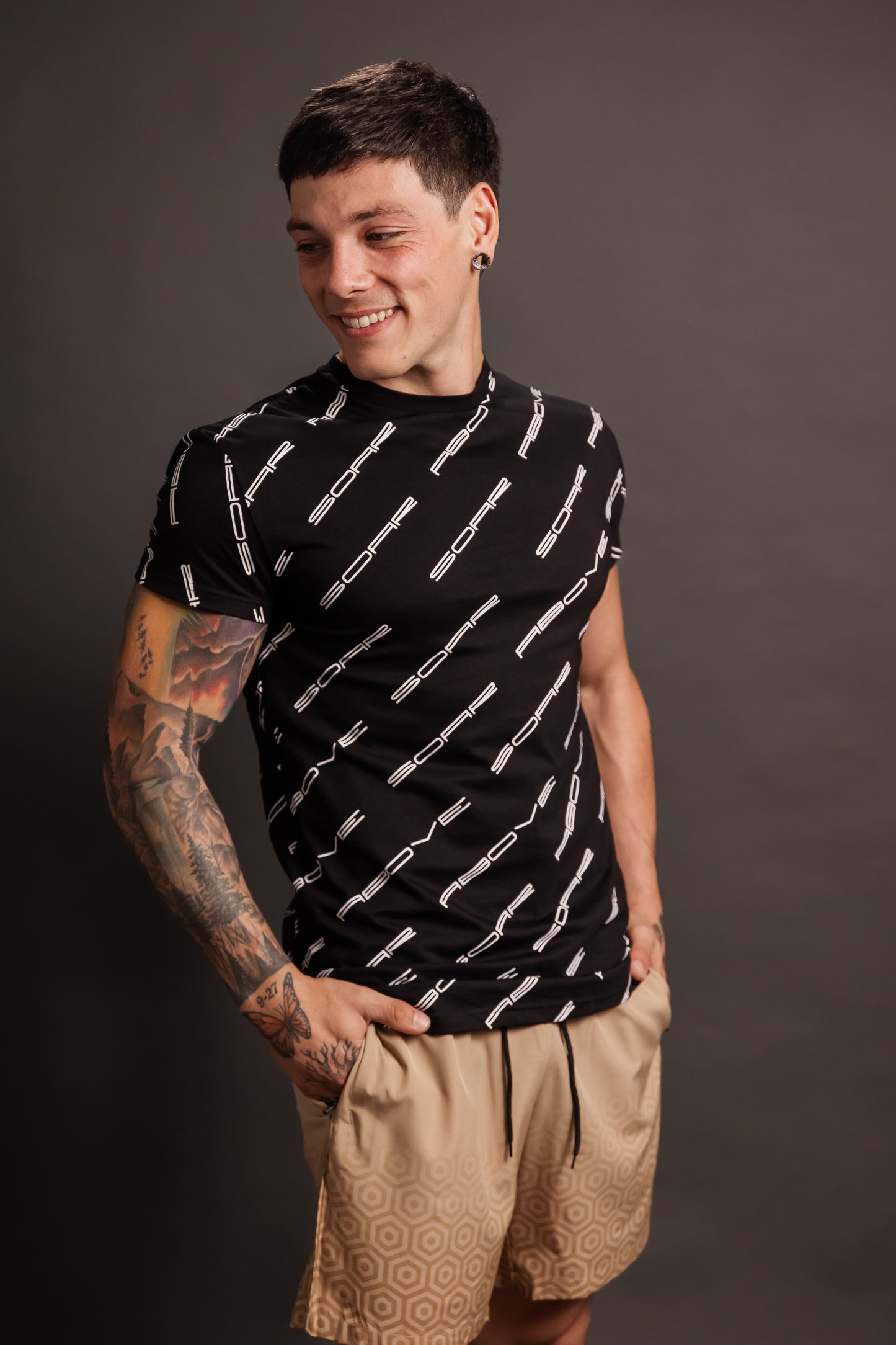 Core Black Crossword T-Shirt (Unisex)