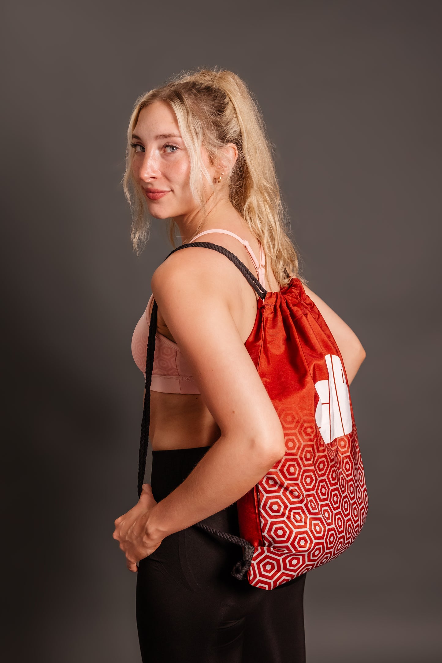 SAB Oversized Drawstring Gym Bag (Endurance Red)