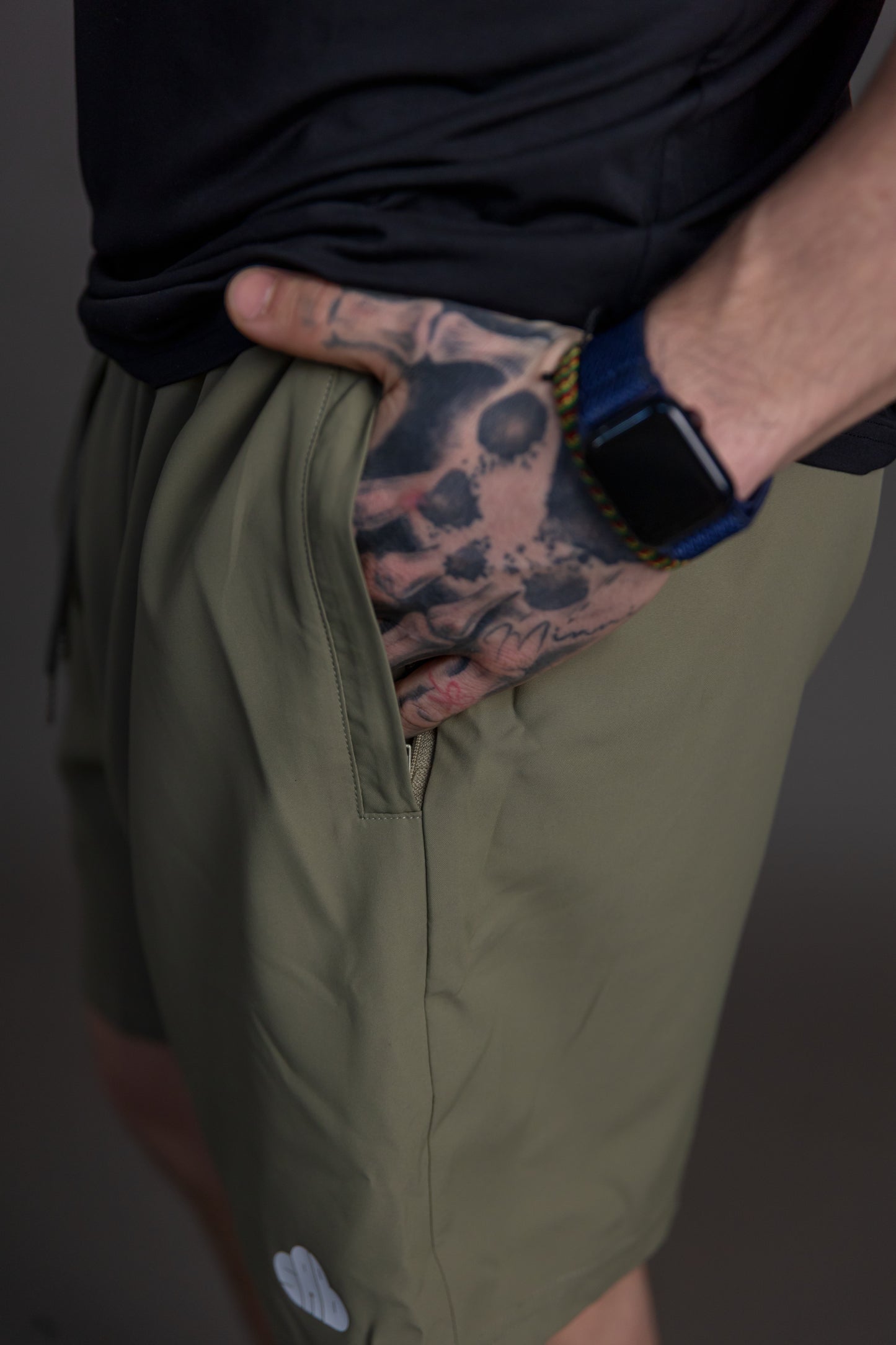Ascent Olive Shorts