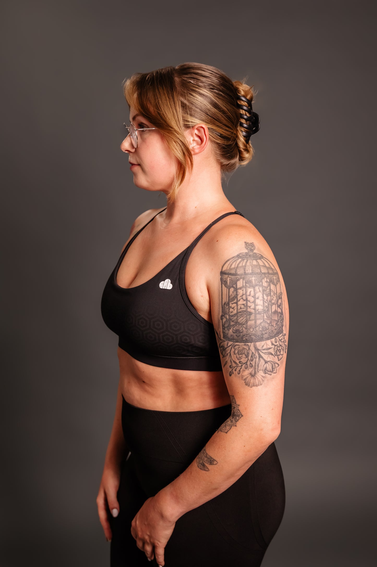 Core Black Seamless Sculpt Bra
