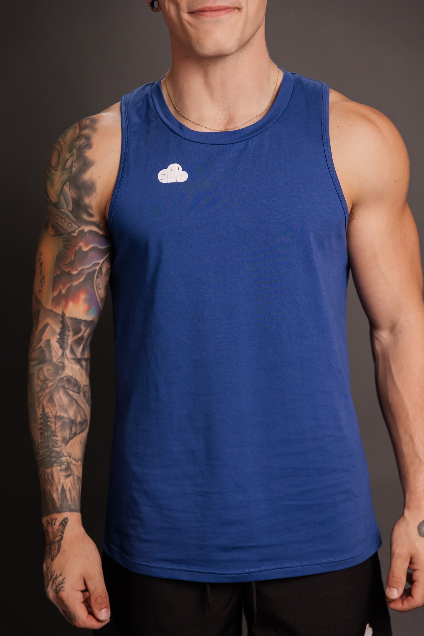 Elevate Blue Tank Top
