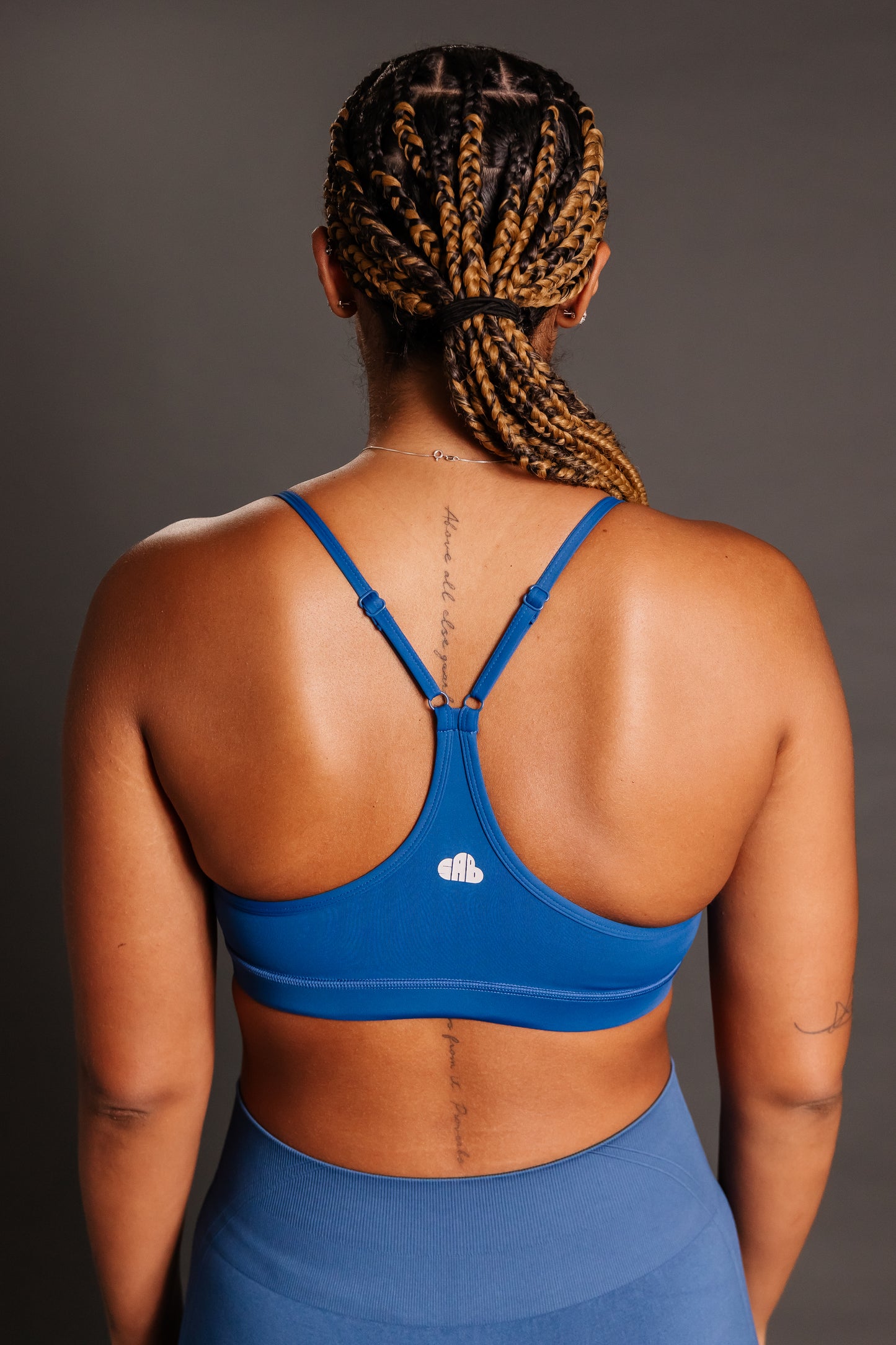 Elevate Blue Seamless Sculpt Bra