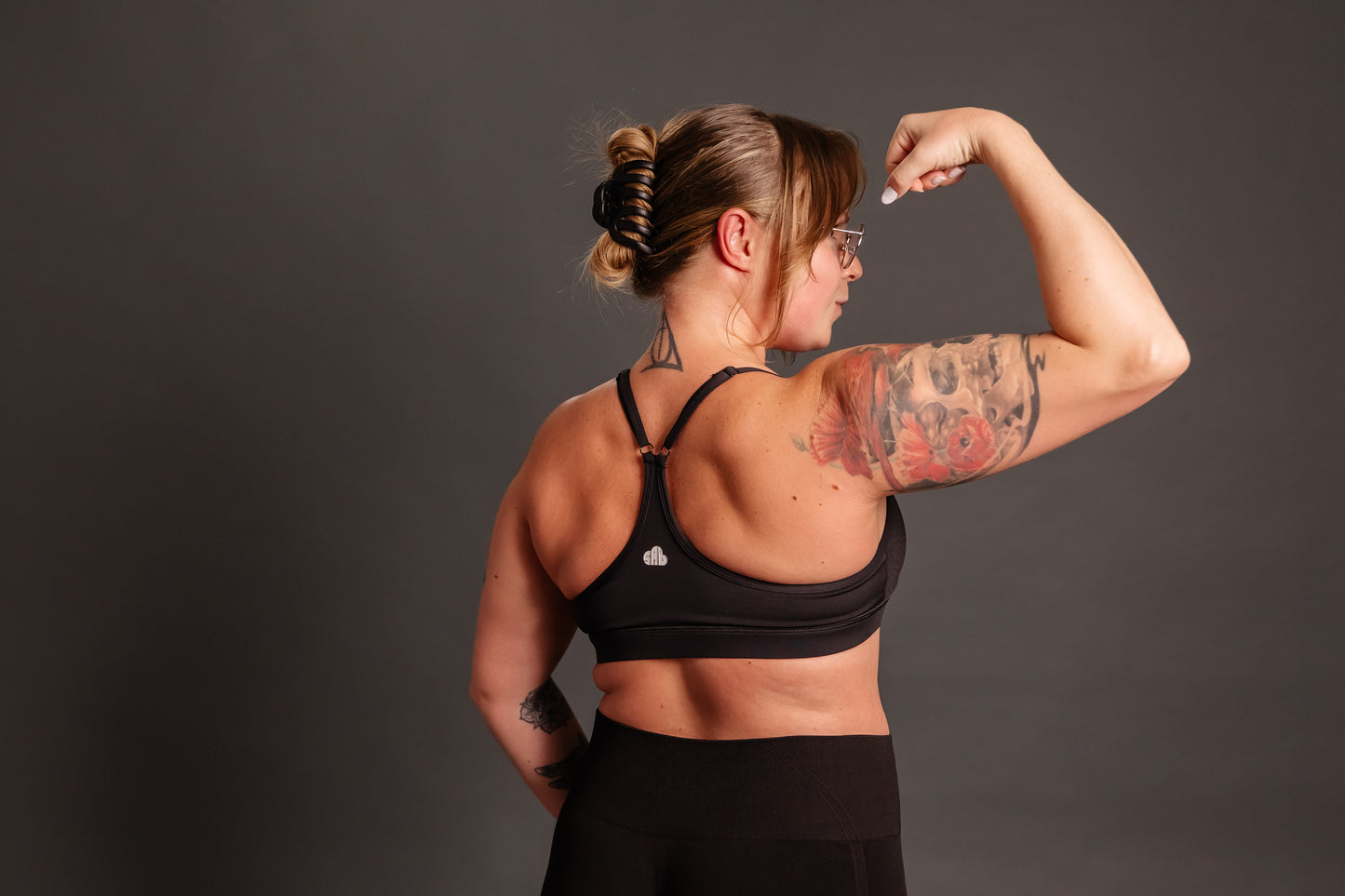 Core Black Seamless Sculpt Bra