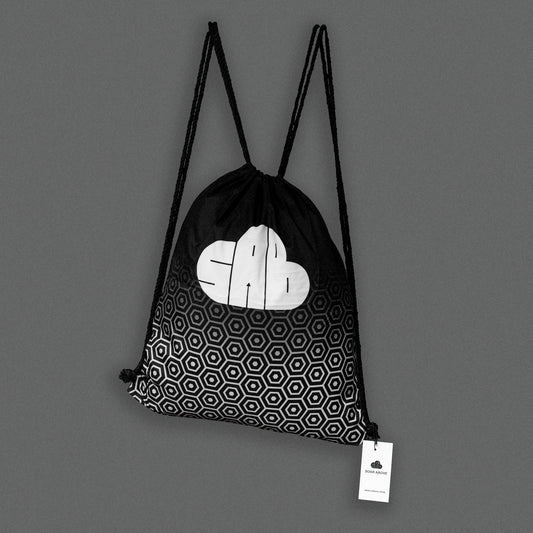 SAB Oversized Drawstring Gym Bag (Core Black)
