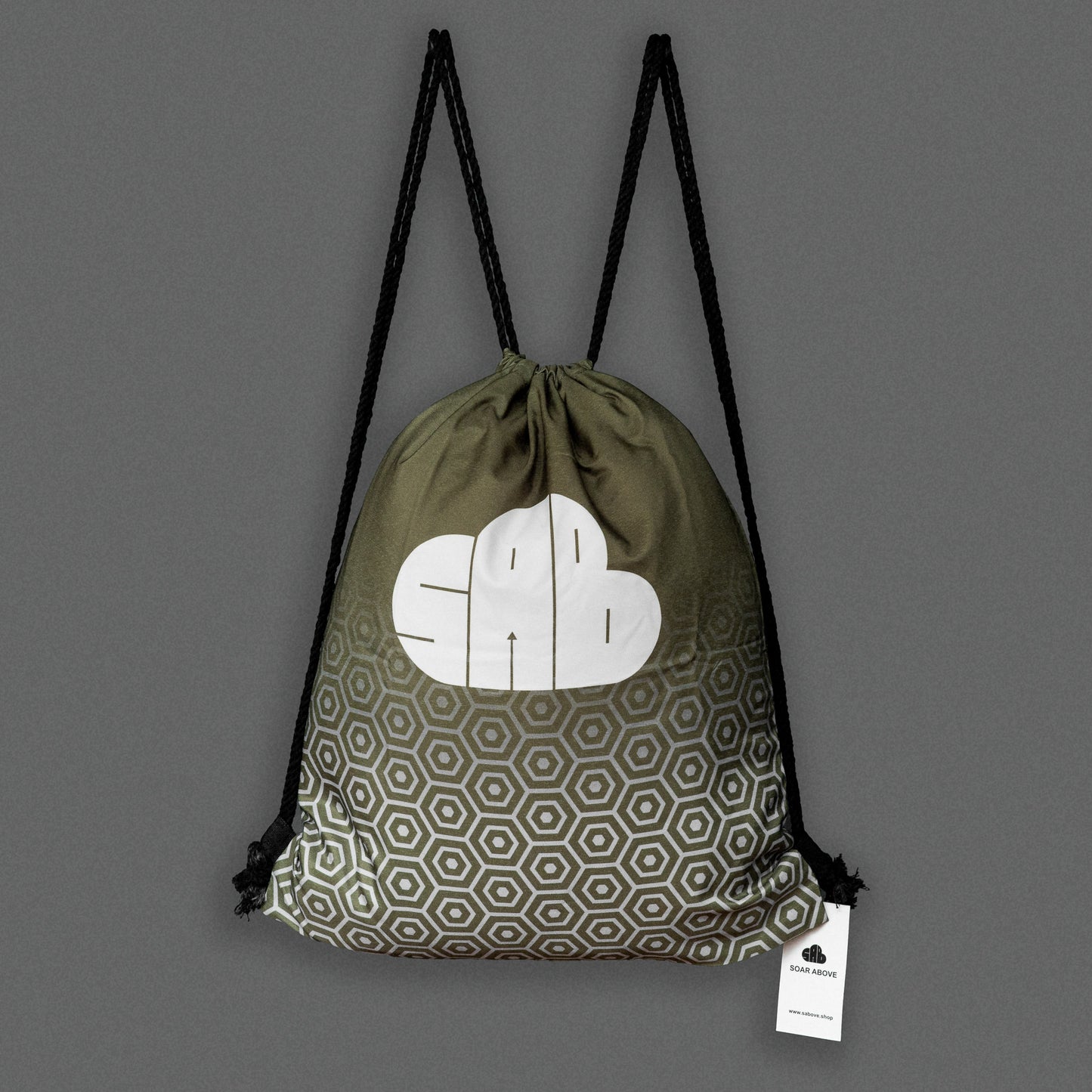 SAB Oversized Drawstring Gym Bag (Recovery Green)