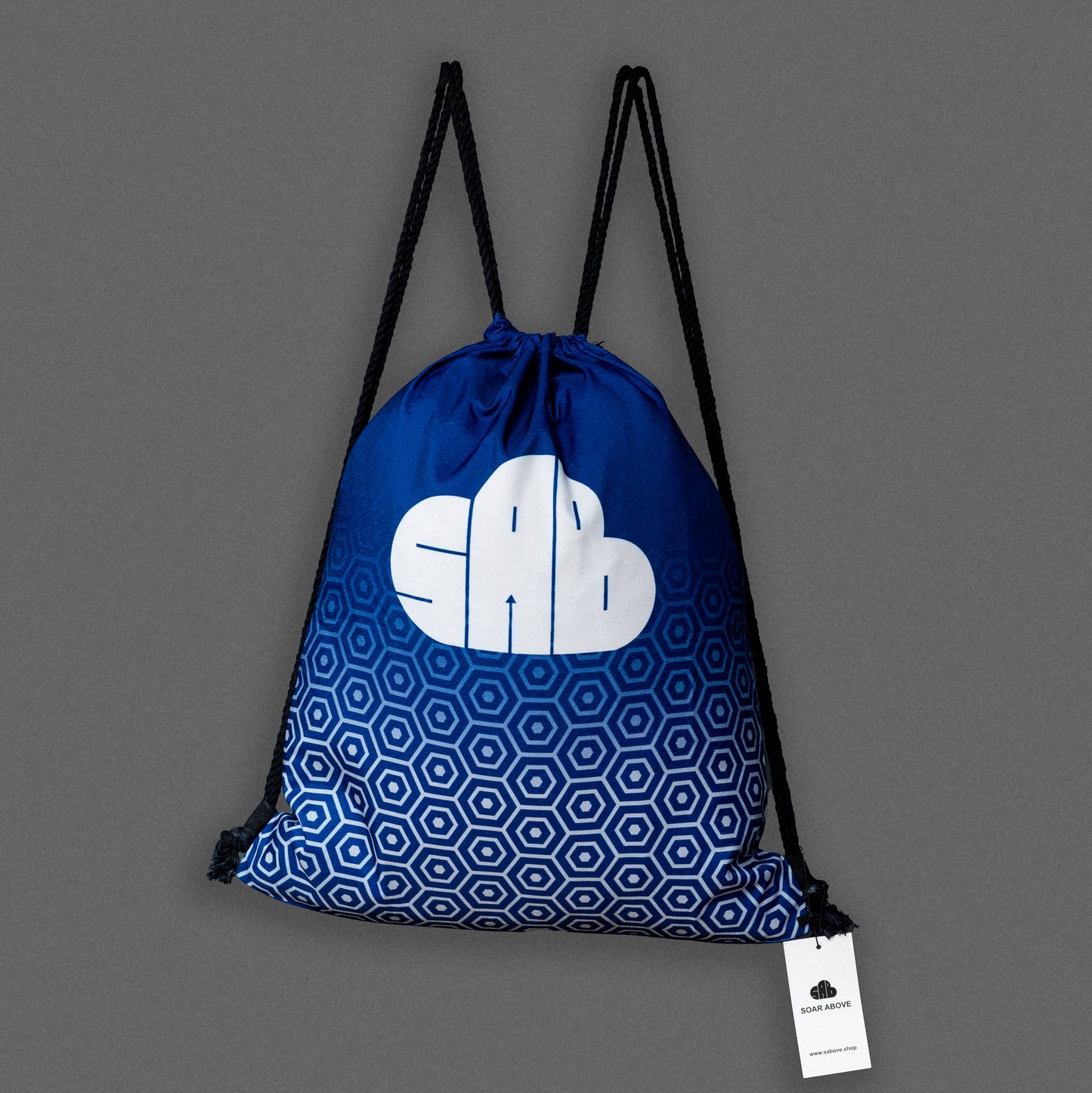 SAB Oversized Drawstring Gym Bag (Elevate Blue)