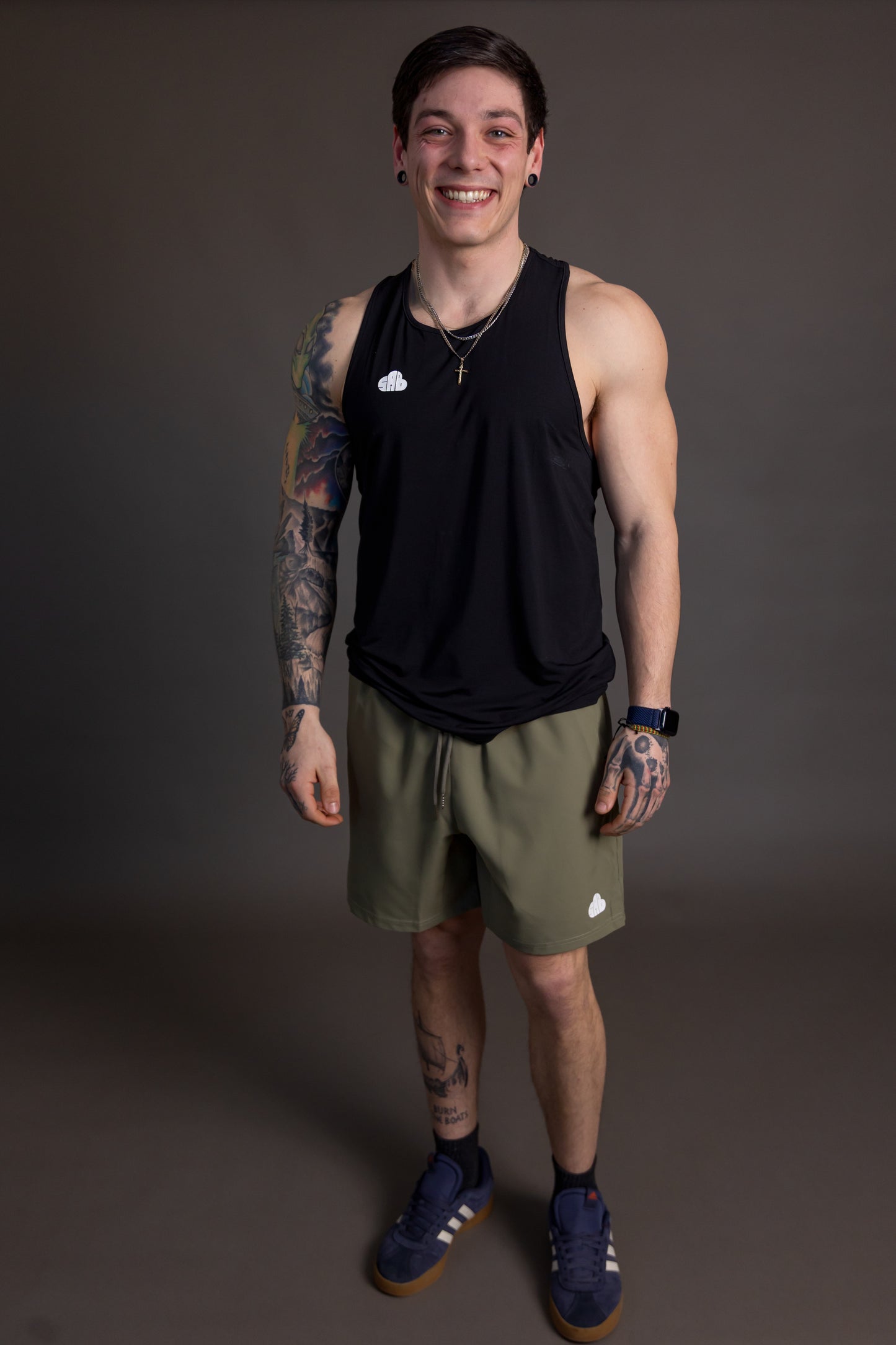 Ascent Olive Shorts