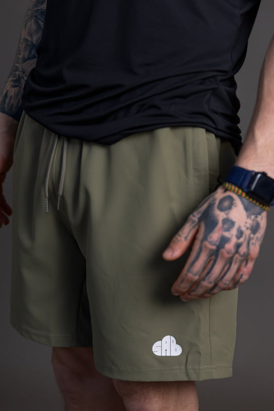 Ascent Olive Shorts