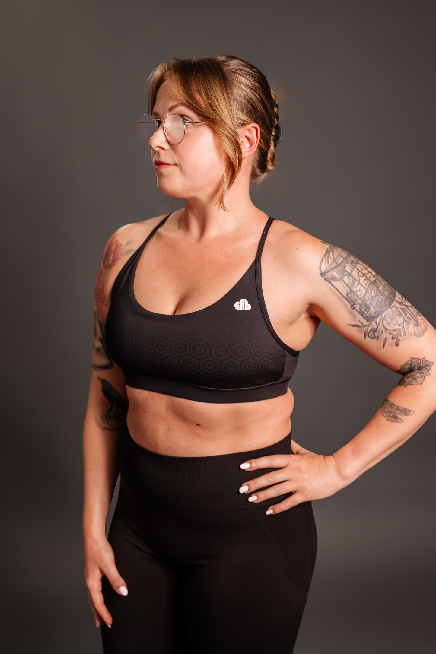 Core Black Seamless Sculpt Bra